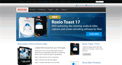 Desktop Screenshot of partner2.roxio.com