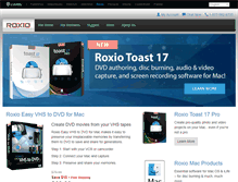 Tablet Screenshot of partner.roxio.com